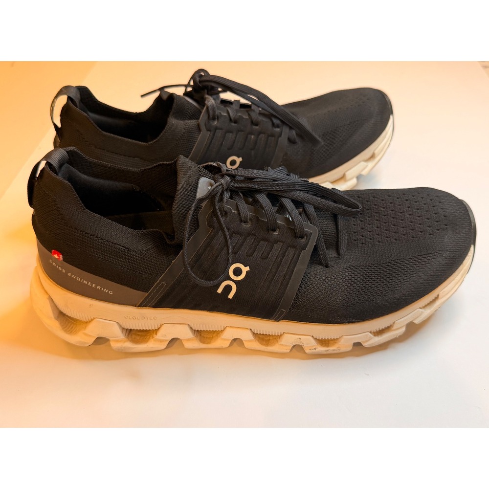 On Running Cloudswift Mens Black White Road Running Shoes Size 11